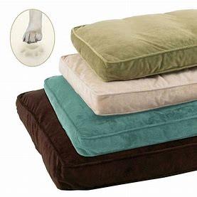 Quality Waterproof Linen Fabric Breathable Memory Foam Dog Bed wholesale