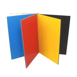 Quality 1220mm Width Brushed Aluminum Composite Panel Impact Resistant wholesale
