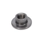 Cabinet Wardrobe Flange Bracket Carbon Steel Furniture Wardrobe Tube Holder