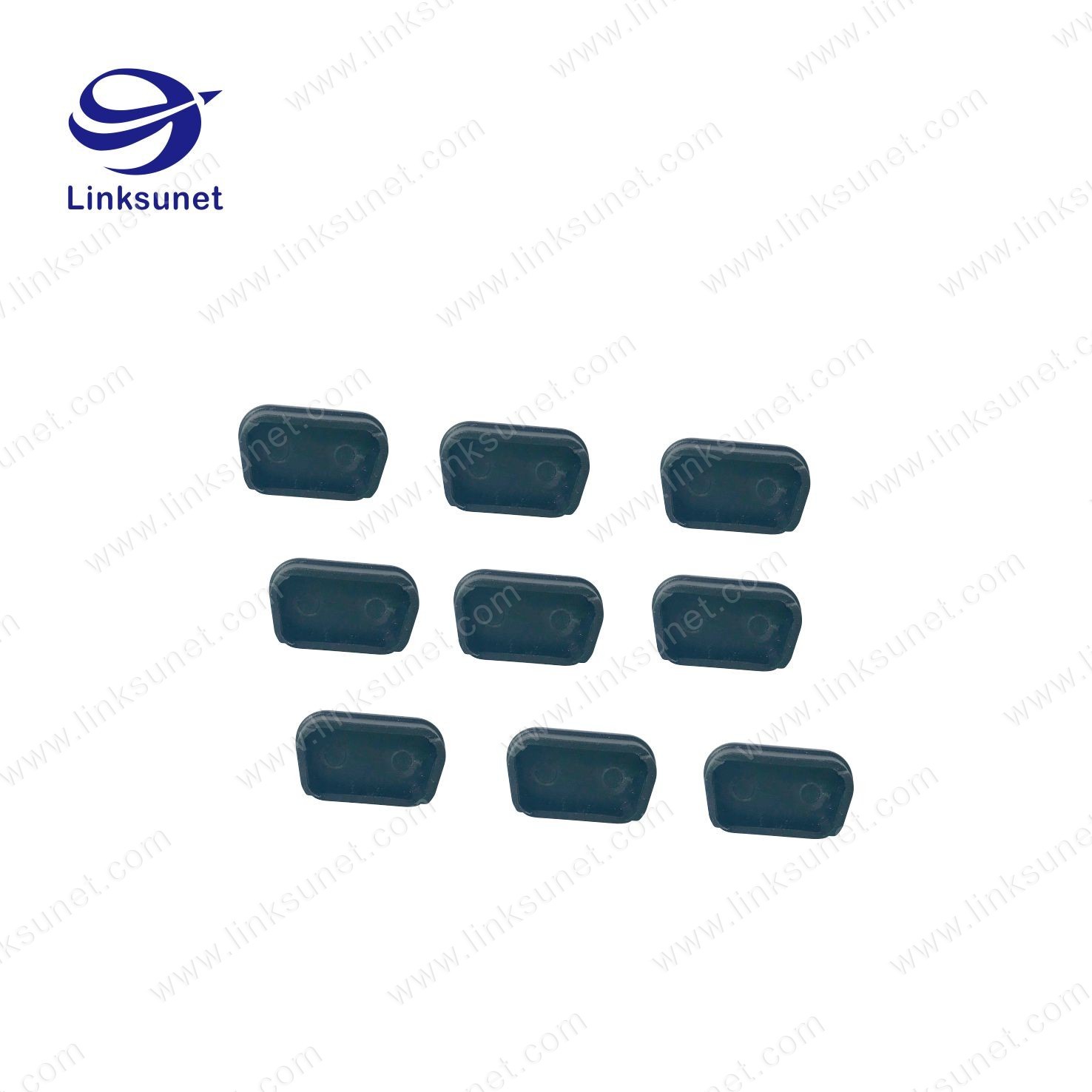 UL94 - V0 Black ABS Plastic Molding OD 6.0mm D1 3.9mm L 25.4mm