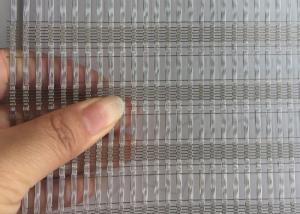 Quality 0.8mm Plain Woven Wire Mesh Glass Panels Exterior And Interior Decorative Facade wholesale