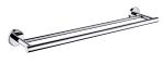 18' and 24' Bathroom Accessory Wall Mounted Towel Bar Stainless Steel Double