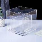 High Transparency Big Clear Acrylic Display Boxes For Collectibles Toy Shoe