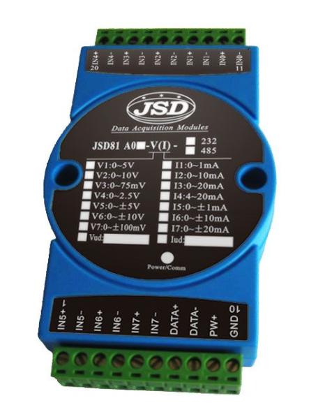 Cheap 8-ch 4-20mA to RS485/232 converter (A/D Converter for sale