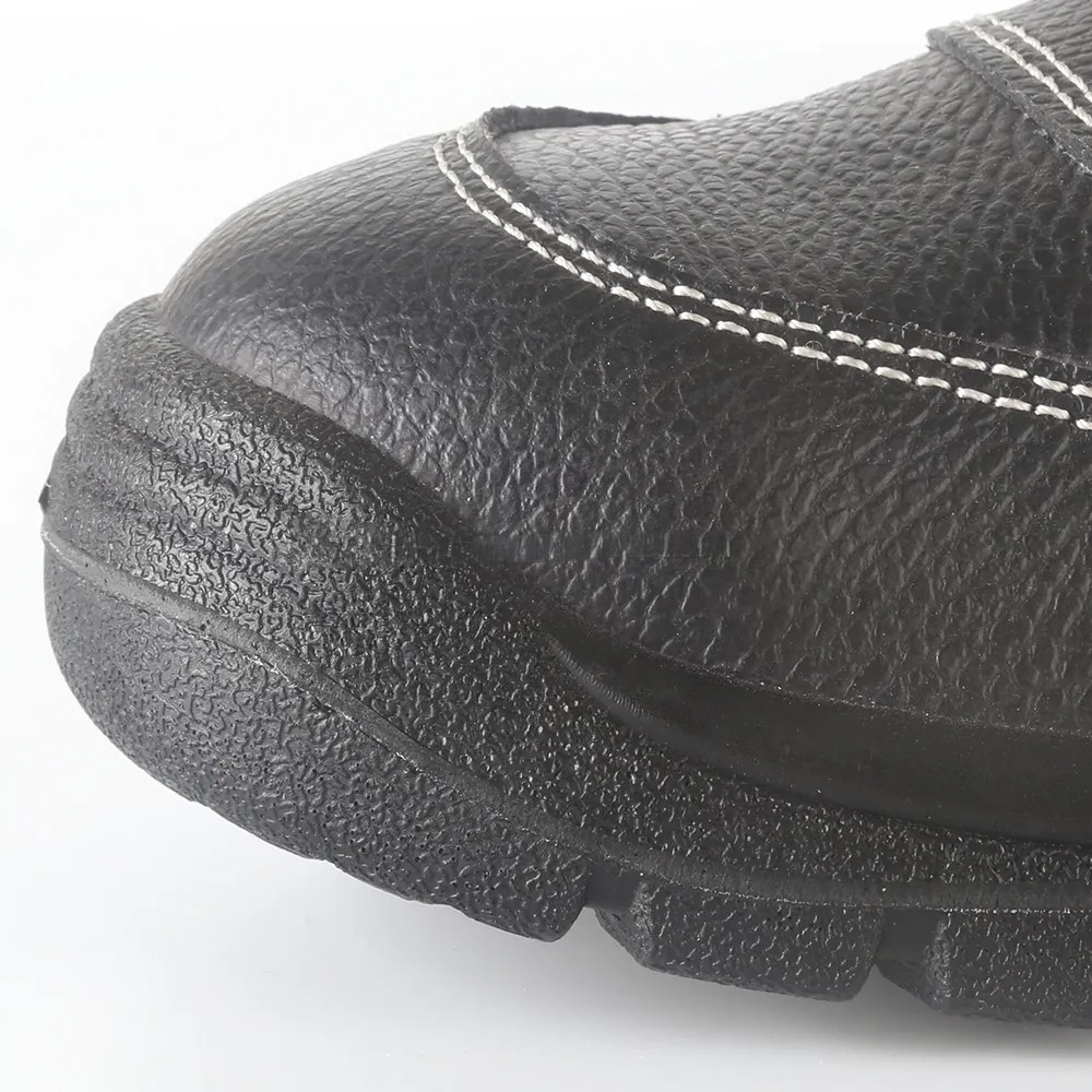 Industrial Security Work Boots Puncture Resistant Genuine Leather Footwear For Mining
