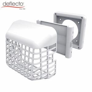 Quality Plastic Dryer Vent Hood 4 Inch Outer Vent Cap With Built In Grid Air Outlet 100mm wholesale