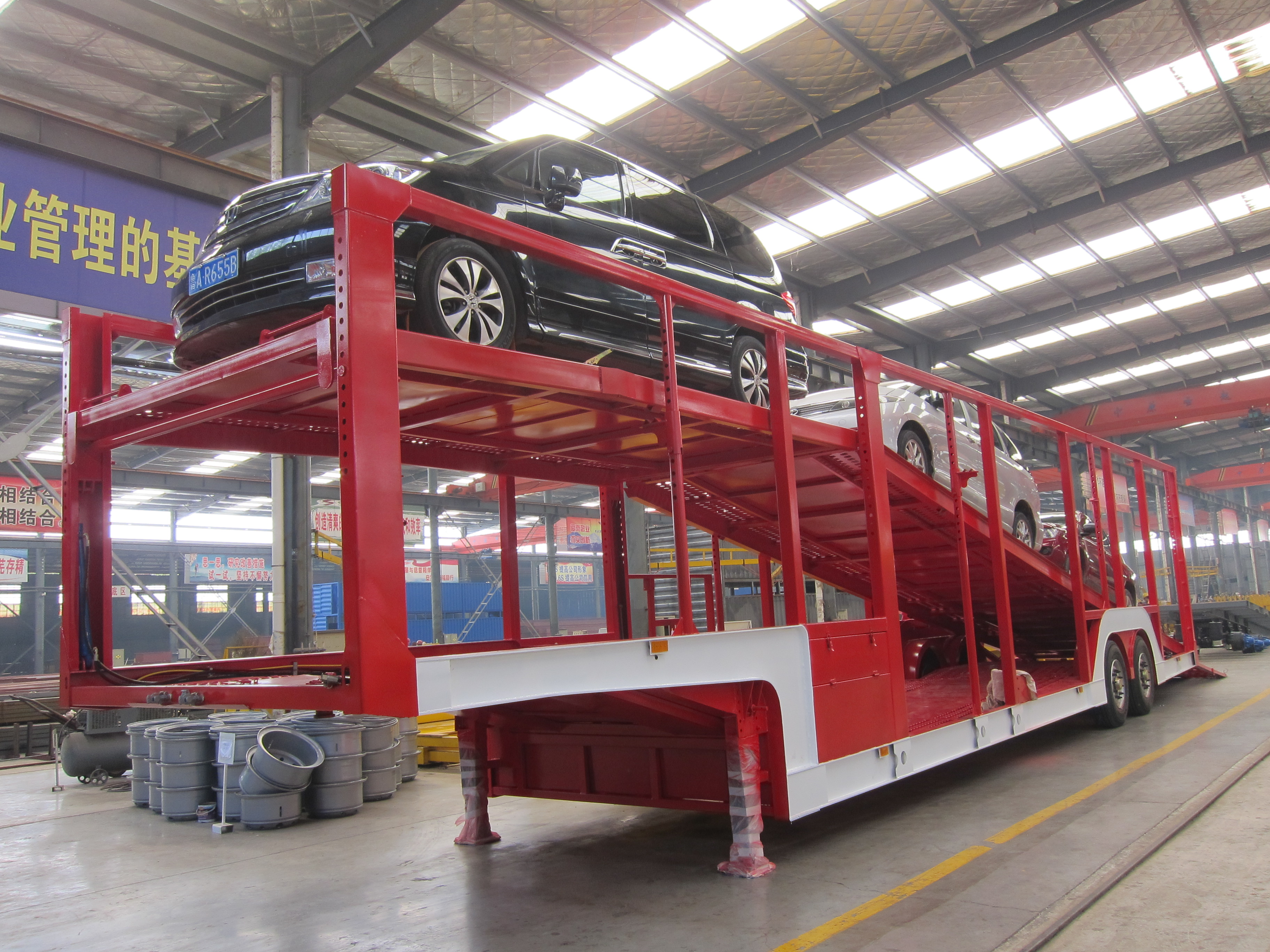 Car Carrier Transport Semi Trailer Car Trailer As Customer's Requirements