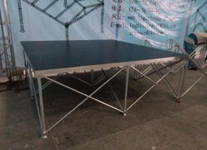 Quality Aluminum Folding Movable Stage Platform with 18mm thickness Anti-slip Plywood wholesale
