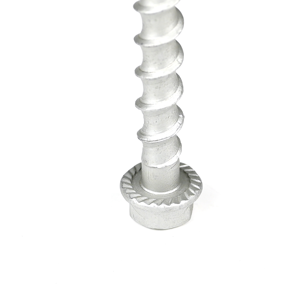 Stainless Steel M8 75mm Concrete Screw Anchor for Parking Bumper Customized Support