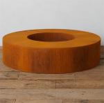Wood Burning Heater Rusty Metal Corten Steel Fire Pit For Outdoor Fire Table