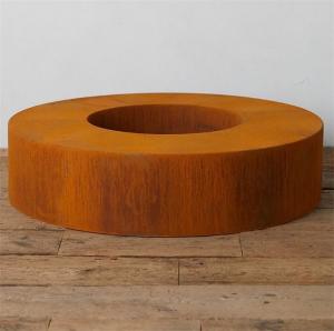 Quality Wood Burning Heater Rusty Metal Corten Steel Fire Pit For Outdoor Fire Table wholesale