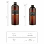 300 500 Lotion Pump Bottle for Liquid Body Wash 16oz Clear White Pet Plastic