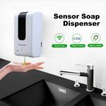 Commercial Bathroom Kitchen Sensor Soap Dispenser 1200ml Households Bathroom
