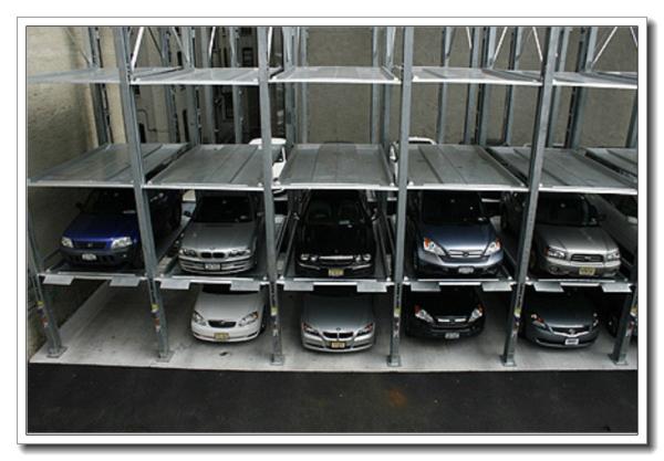 3200kg Heavy Duty 3 Floors Stacker Parking Lift Car Storage System Vertical