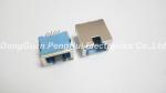 8P8C Sinking Board Low Profile RJ45 Jack With LED Shielded Blue LCP House