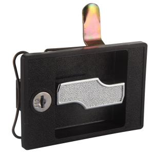Quality Handle Key Tool Box Locks Black Painted Zinc Alloy For Cabinet Door wholesale