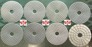 Quality Metal Diamond Polishing Pads 4 Inch Wet Dry Lixa Diamantados White Economical wholesale