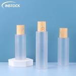 Customized PET Plastic Cosmetic Bottle Round For Nail Polish / Skincare