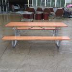 L2400W1680H820mm Picnic Table Bench Set For Park