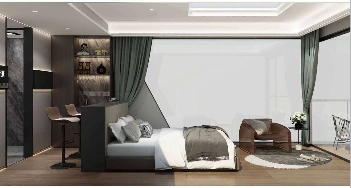 11.5*3.3*3.2m Space Capsule House Office Environmentally Friendly Luxurious Modern Prefabricated House
