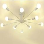 vintage ceiling lights 10 heads retro industrial lamparas techo restaurant loft