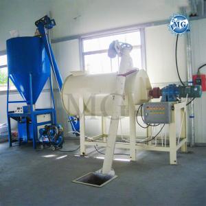 China 20-25m2 Area Simple Dry Mortar Mixing Plant Wall Putty Gypsum Powder Plaster Skim Coat Cement Mixer Tile Adhesive Grout Glue Making Machine on sale