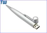 Hand Writing 8GB Pen Drive Data Storage Smooth Full Metal Material