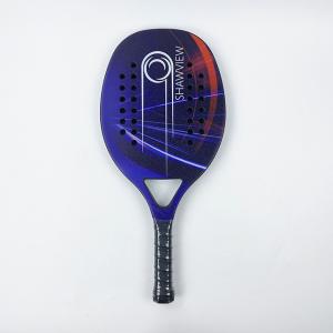 Quality 12K Carbon Racchetta Paddle Tennis Racquets EVA 17 Degree Beach Ball Racket wholesale