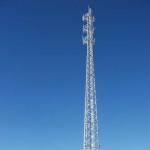 Weldable 110 Kv Transmission Line Towers , 13M Once Forming High Voltage