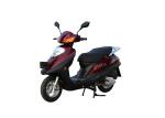 Anti Skid Tire Gas Motor Scooter , Gas Mopeds For Adults Red Plastic Body
