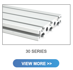 Square 6000 Series ISO9001 Black 20x20 Aluminium Profile