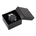 custom lid and base special textured paper watch box luxury watch packaging