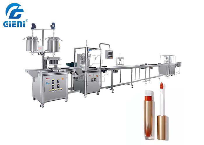 Piston Cosmetic Filling Machine 84pcs/min Mascara Lipstick Production Machine
