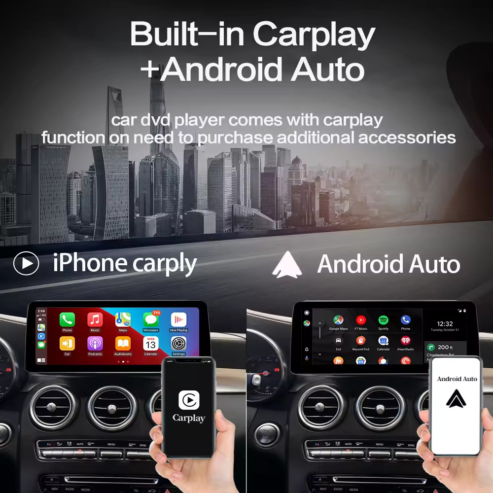 Touch Screen Universal Multimedia Car Audio Stereo Android 13 GPS Navi 12.3 Inch