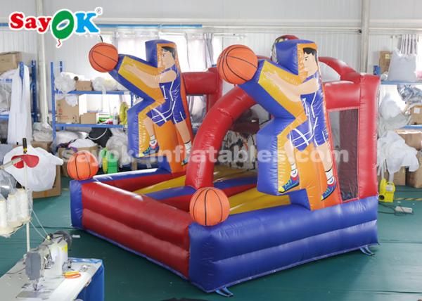 Inflatable Basketball Game PVC Tarpaulin Basketball Hoop Shoot Inflatable Game