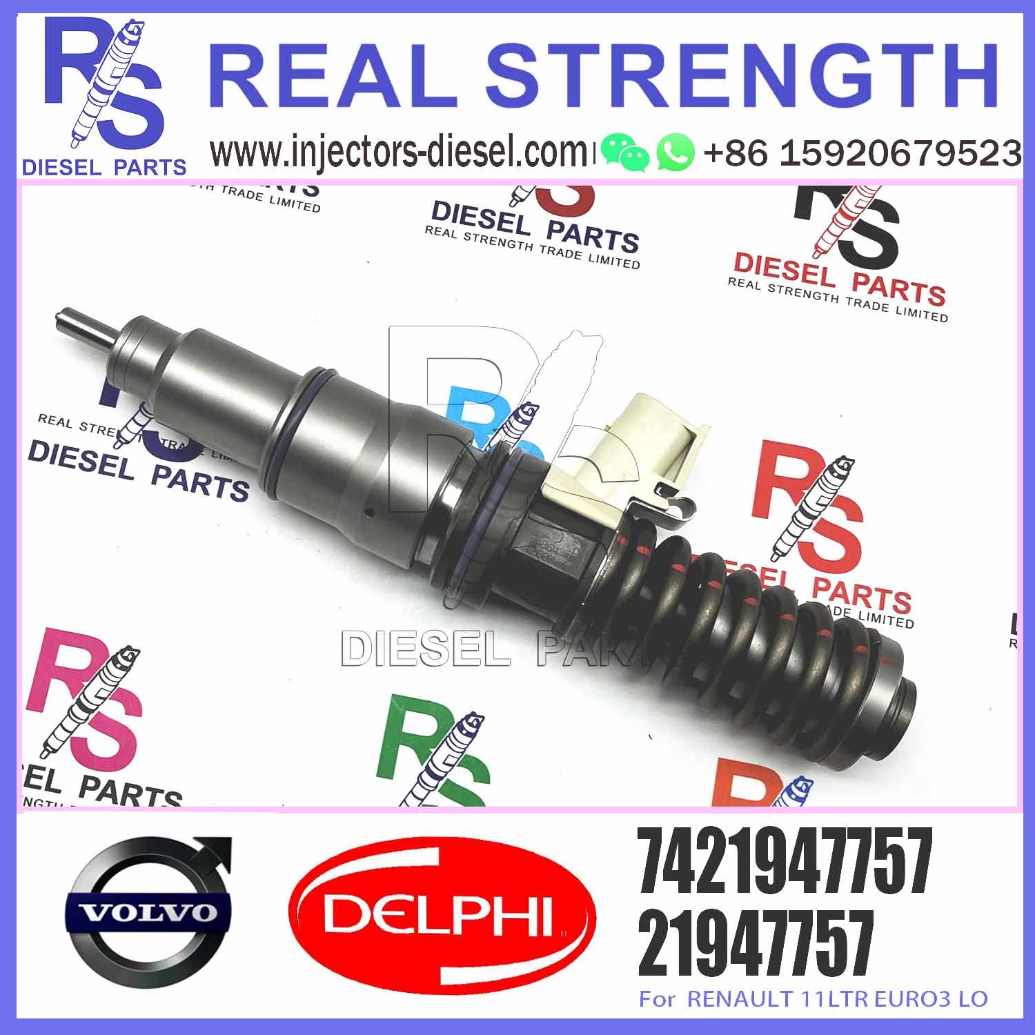 Diesel Fuel Common Rail Injector 21947757 BEBE4D44001 7421947757 For E3.18 E3.0 E3.1 New Technology