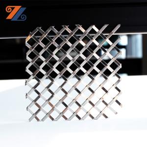 Quality laser cut decorative textured sheet metal hammered stainless steel cylinder/Pillar wholesale