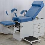Clinic Gynecological Obstetric Examination Table With Drawers OEM