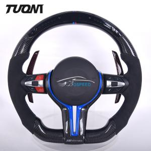 Quality Custom Carbon Fibre Bmw Steering Wheel LED Alcantara 6 Months Warranty wholesale