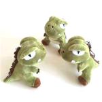 Dinosaur Doll Key Chain Plush Material With Cotton Green 10cm