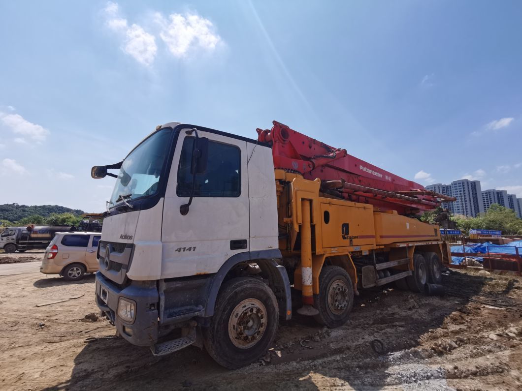 Used Putzmeister 42 Meter Concrete Pump Truck Second Hand Construction Machine