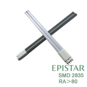 Quality 9W 15W 18W 24W double tube 2G11 4pin tube lamp led PL light SMD2835 CRI&gt;80 home lighting parking lot lighting AC85-265V wholesale