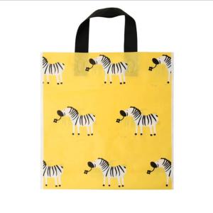 Quality Plastic Reusable Yellow Shopping Tote Bag wholesale