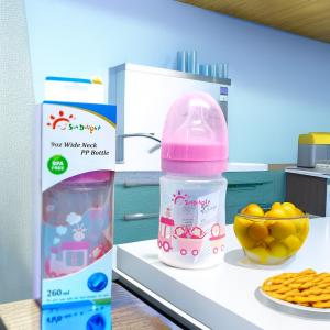 Quality 160ml PP Baby Feeding Bottle Wide Neck Washable wholesale