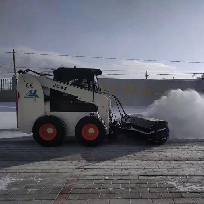 SNSC EPA EV Engine 350kg 500kg Mini Diesel Skid Steer Loader Max Dumping Height 2050mm