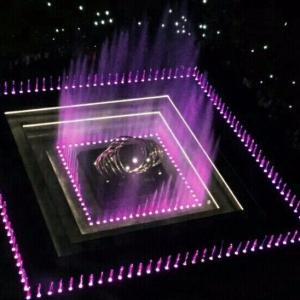 Quality Interactive LED Lamp Marble Floor Water Dancing Fountain wholesale