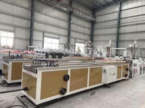 PVC Frame Profile Extrusion Machine PE Plastic WPC Window Door Production Line