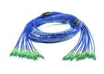 Customized Armored Fiber Optic Patch Cord FC / SC / ST / LC Connector
