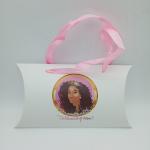 Custom Virgin Hair Packaging Pillow Box Packaging For Hair/fashion Cardboard Wig