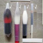 PE Net Mesh Protective Netting Sleeve Non Toxic For Makeup Brush's Protection